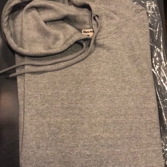 SALE, 1 left! Fleece Lined Hoodie Sweatshirt Tunic - Picture 2 of 3